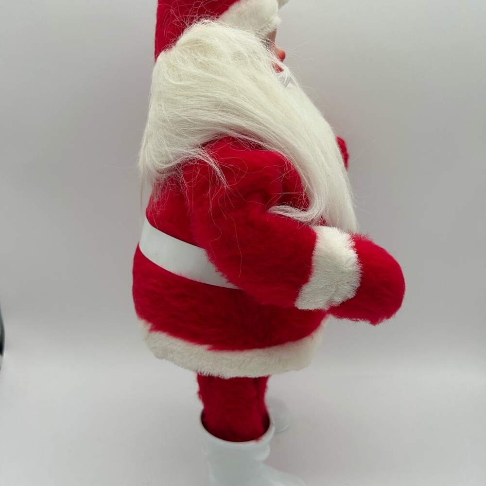 Harold Gale Santa Claus Vintage 14" Christmas Red Velvet Suit - Picture 6 of 6